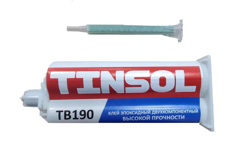 Клей TINSOL TB190 50мл конструкционный эпоксидный двухкомпонентный высокой прочности
