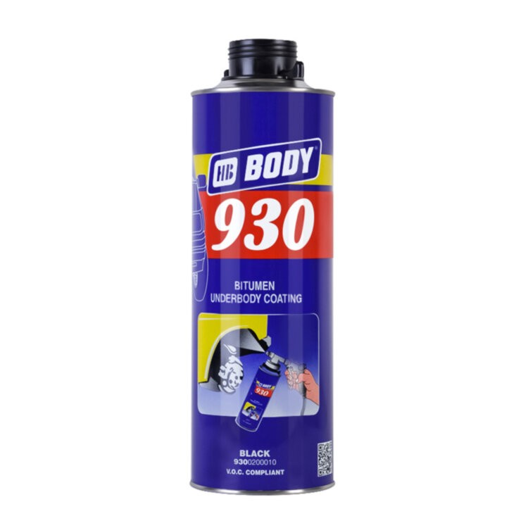 Антикор BODY 930 черный ЕВРОБАЛЛОН 1кг